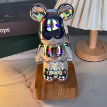 Load image into Gallery viewer, 5D Fireworks Bear Lamp