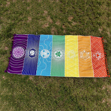 Load image into Gallery viewer, Rainbow Chakra Tapestry