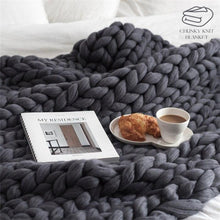 Load image into Gallery viewer, Chunky Knit Blanket