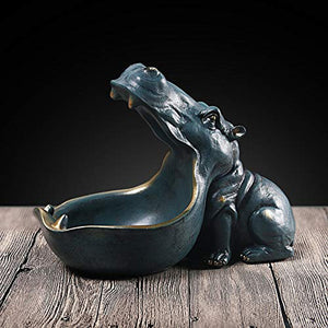 Hippo Storage Statue