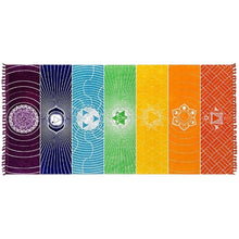 Load image into Gallery viewer, Rainbow Chakra Tapestry
