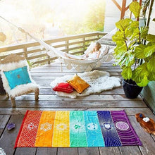 Load image into Gallery viewer, Rainbow Chakra Tapestry
