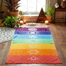Load image into Gallery viewer, Rainbow Chakra Tapestry

