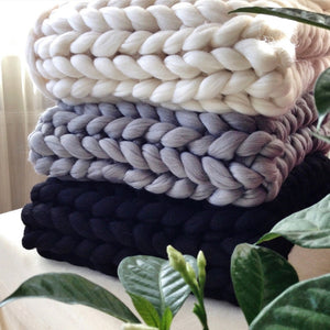 Chunky Knit Blanket